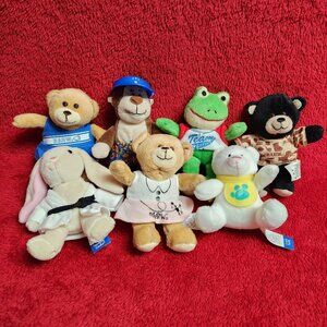 BUILD A BEAR McDonald's HAPPY MEAL TOYS 2006 LOT OF 7